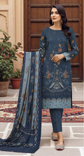 RR-08 - VIP Digital Print Slub Lawn Unstitched 3PC