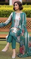 RR-20 - VIP Digital Print Slub Lawn Unstitched 3PC