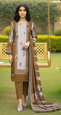 RR-18 - VIP Digital Print Slub Lawn Unstitched 3PC